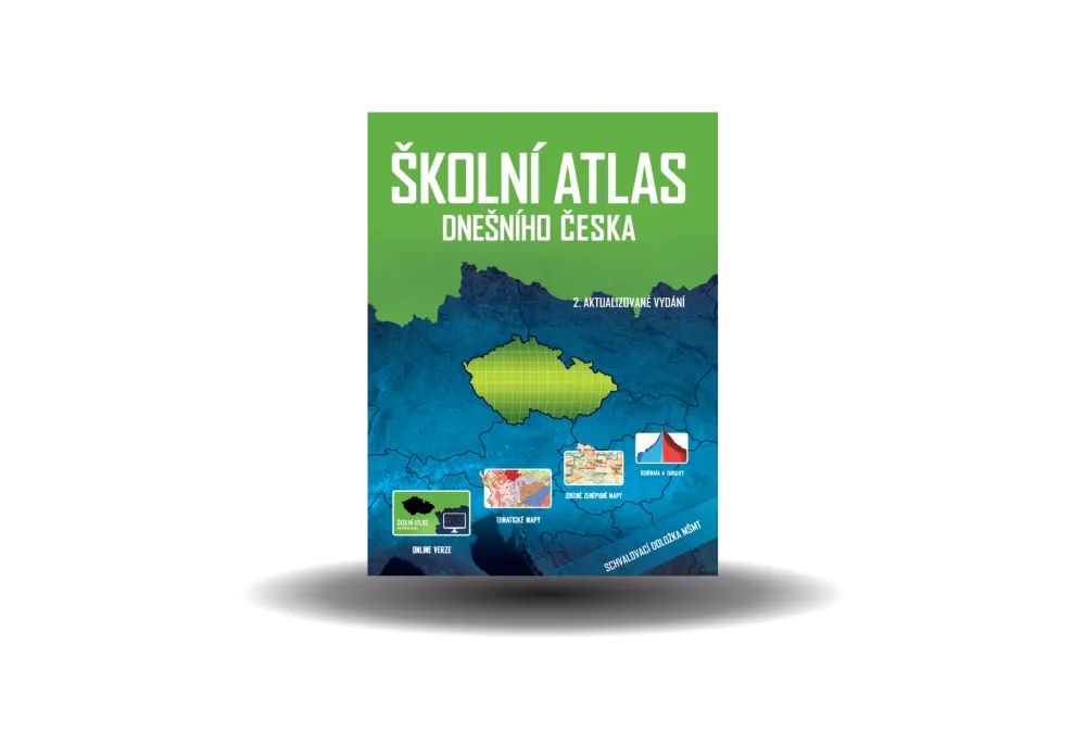 Školní atlas dnešního Česka
