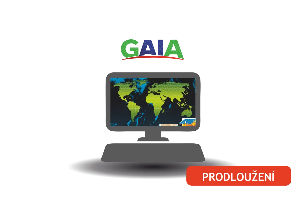 Online verze Školního atlasu dnešního světa + GAIA - prodloužení předplatného