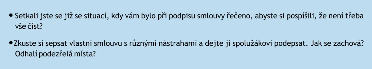 Otázky a úkoly