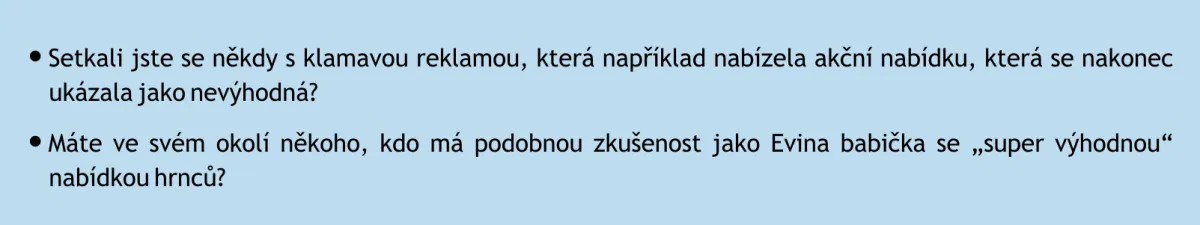 Otázky a úkoly