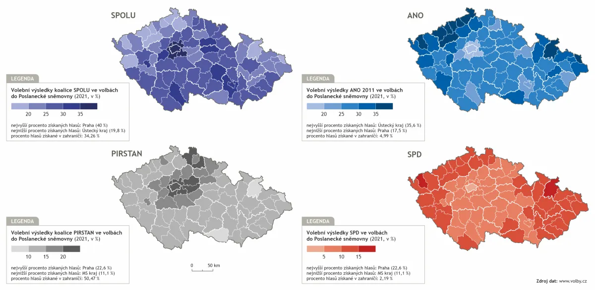 Volební výsledky politických stran