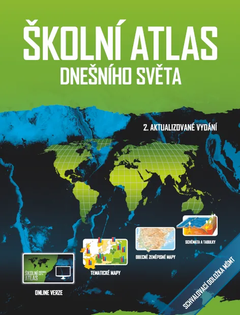 Obálka publikace Školní atlas dnešního světa
